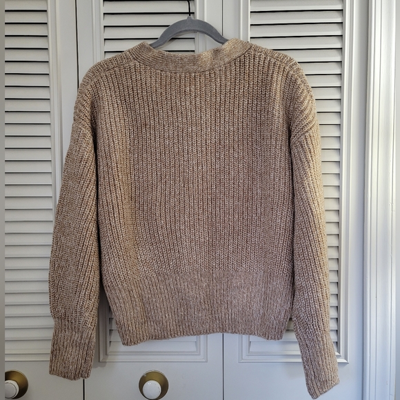 Woolen Bloom heathered khaki cardigan - Picture 13 of 16